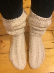 Cosy Cabled Slouchy Socks